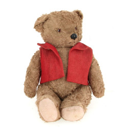 Ours en peluche ancien H. 52 cm