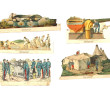 19 scènes de la guerre 14/18 dont combat