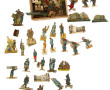 Boite en bois contenant de nombreux sold