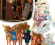 POUPEES - Lot de Barbie, de diverses pou