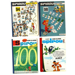 SPIROU albums 94,98,100,113 (qqs marques