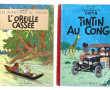 TINTIN - Lot de 2 BD anciennes à dos rou