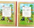 TINTIN - Lot de 2 BD anciennes à dos rou