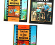TINTIN - 4 BD des années 1975 (dos brun)