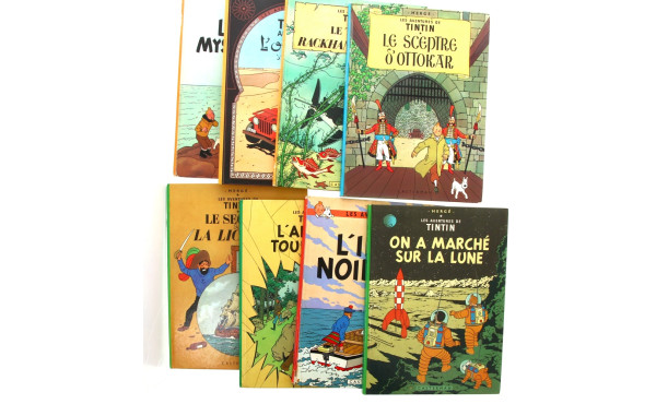 TINTIN - 15 BD fin des années 60 début 7