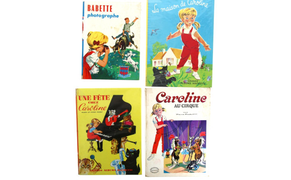 CAROLINE - 3 livres illustrés des années