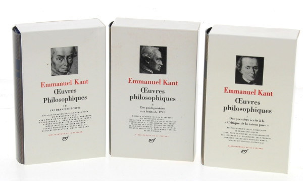 PLEIADE - Emmanuel KANT "Œuvres philosop