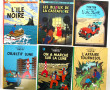 TINTIN - Lot de 13 BD des années 80 pour