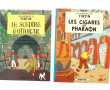 TINTIN - Lot de 13 BD des années 80 pour