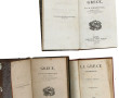 GRECE - Lot de 3 ouvrages anciens sur la