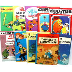 Lot de 25 BD diverses