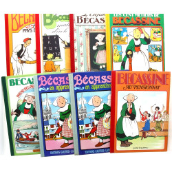 11 BD BECASSINE rééditions années 1989-1