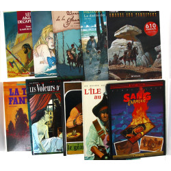 Lot de 20 BD rigides diverses