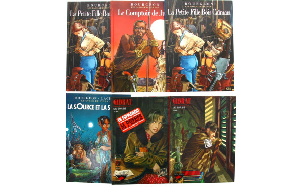 Lot de 19 BD rigides diverses
