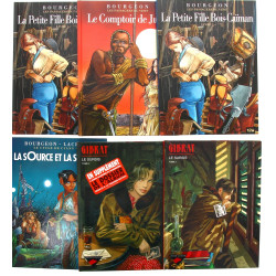 Lot de 19 BD rigides diverses