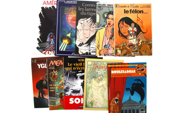 Lot de 17 BD diverses