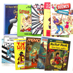 Lot de 19 BD et divers enfantina divers 