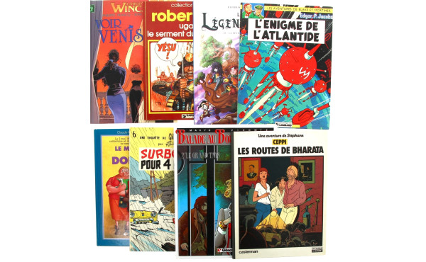 Lot de 22 BD rigides diverses