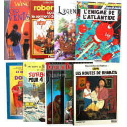 Lot de 22 BD rigides diverses