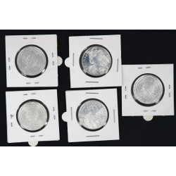 Régions de France - 5 pièces de 10 euros