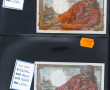 Lot de 2 billets 20 fr 1947 et 1948 avec