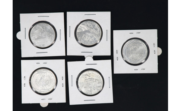 Régions de France - 5 pièces de 10 euros