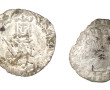 2 monnaies: - Charles VIII. Hardi. 1483
