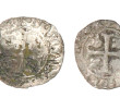 2 monnaies: - Charles VIII. Hardi. 1483