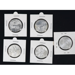 Régions de France - 5 pièces de 10 euros