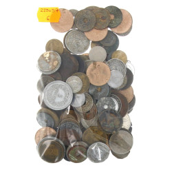 Vrac de monnaie France et étranger dont 