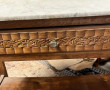 Table de toilette à plateau marbre blanc