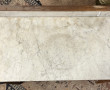 Table de toilette à plateau marbre blanc