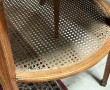 Table ronde en marqueterie, plateau d'en