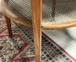 Table ronde en marqueterie, plateau d'en