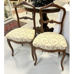 Paire de chaises enfants de style Louis 
