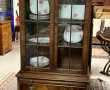 Petite bibliothèque anglaise en placage 