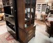 Petite bibliothèque anglaise en placage 