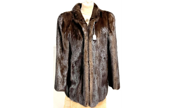 Veste en vison, taille estimée 40/42