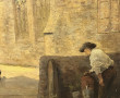 Louis DUMOULIN (1860-1924) "Eglise à Mor