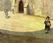 Louis DUMOULIN (1860-1924) "Eglise à Mor