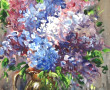 N.CHALON (Xxème) "Bouquet de lilas", hui