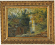 Emile GAUFFRIAUD (1877-1957) "Lavandière