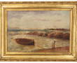 Raphaël GOURDON (1852-1924) "Barque au m