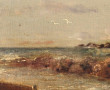 Raphaël GOURDON (1852-1924) "Barque au m