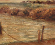 Raphaël GOURDON (1852-1924) "Barque au m