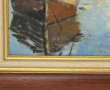 Ecole Bretonne Xxème "Marine", huile sur