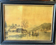 "Paysage d'hiver sur la glace", chromoli
