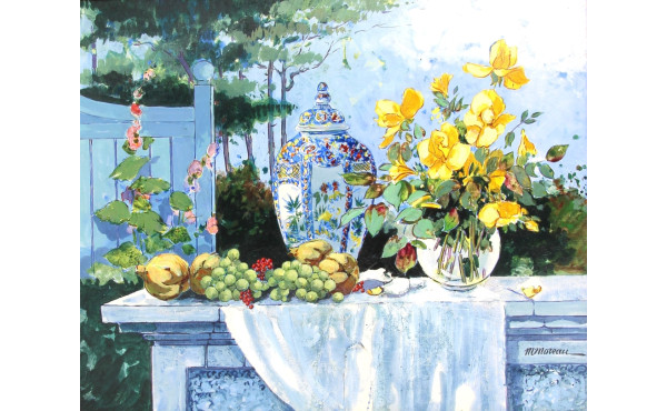 Michel MOREAU (Né en 1940) "Nature morte