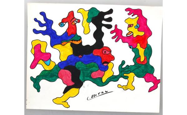 Christian ESCTAL (1955-2018) "Compositio
