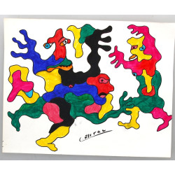 Christian ESCTAL (1955-2018) "Compositio